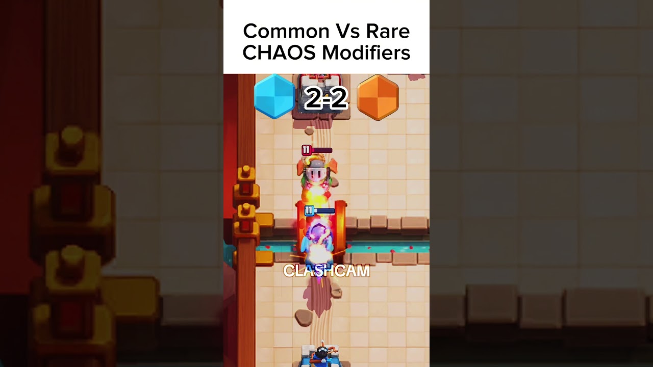 COMMON VS RARE CHAOS MODIFIER #clashroyale #shorts #clashroyalememes #clashroyaleshorts Clash Royale
