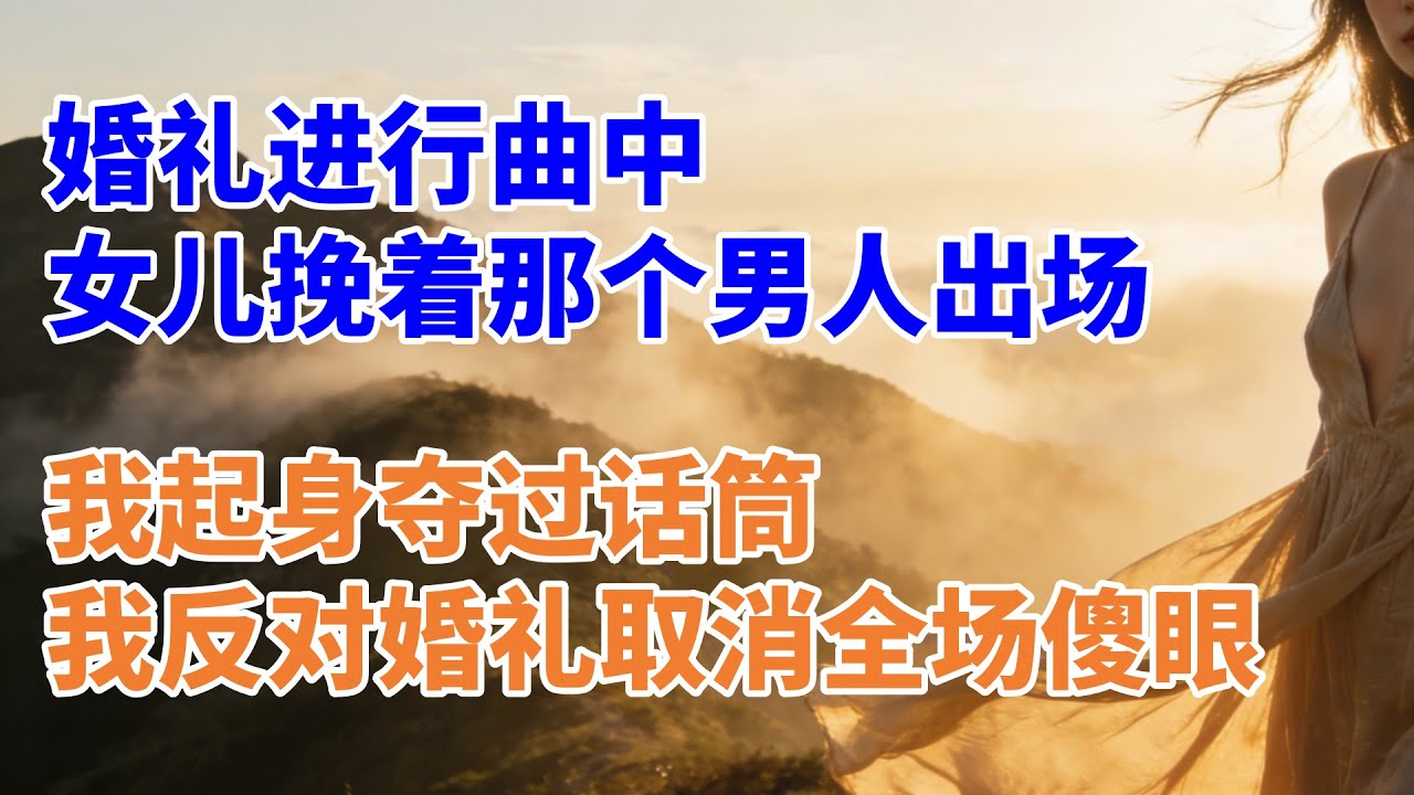 婚礼进行曲中，女儿挽着那个男人出场，我起身夺过话筒，我反对婚礼取消全场傻眼