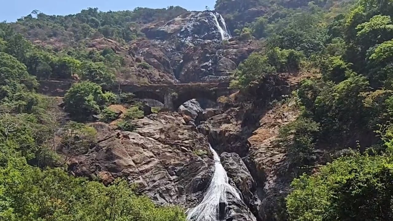 Dudhsagar Waterfalls Goa Trekking 🇮🇳