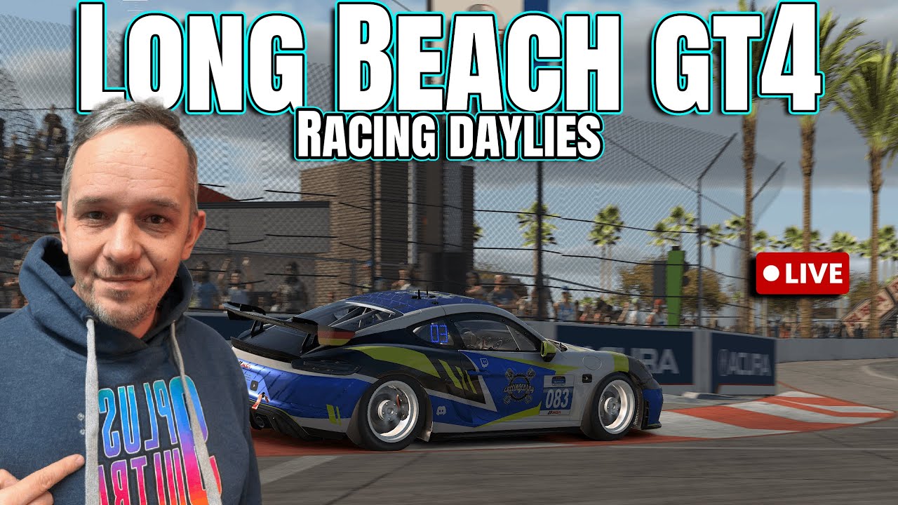 MULTICLASS auf LONGBEACH?? GT4 GT3 iRacing Daylies
