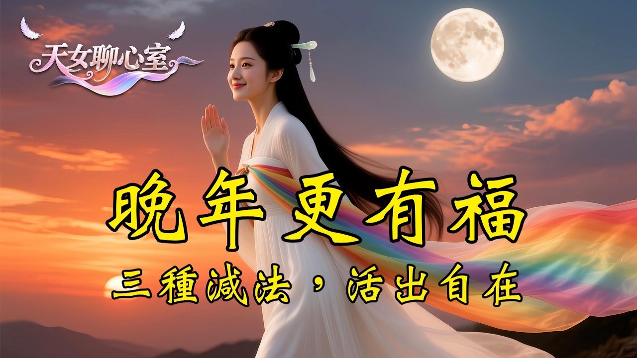 天女聊心室｜老了才明白，最好的養生是「減法」：清空這三樣，晚年更有福｜語錄均霑