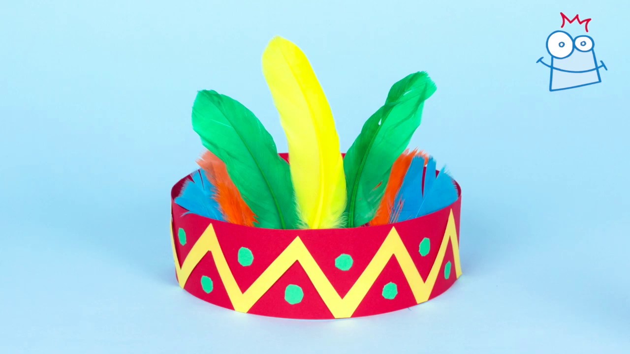 How to make a Native American Inspired Feathered Headdress