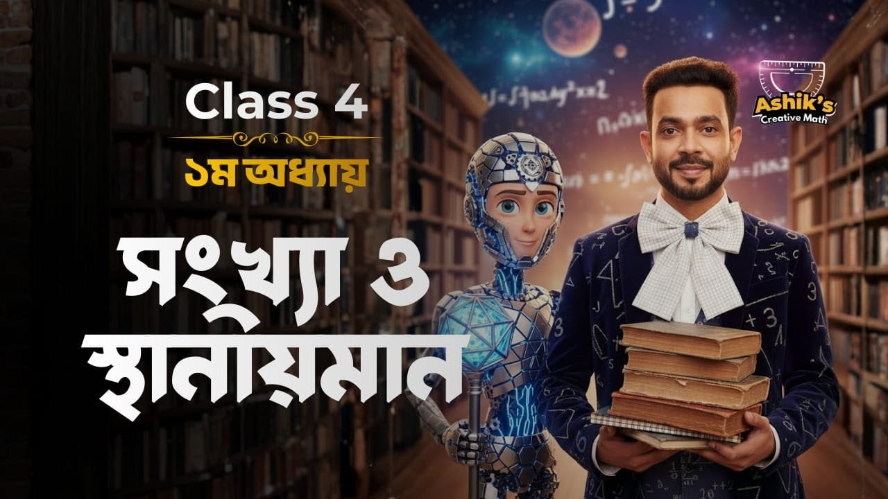 🤖 Math | Class 4 | সংখ্যা ও স্থানীয়মান | অধ্যায় ০১। Part 1