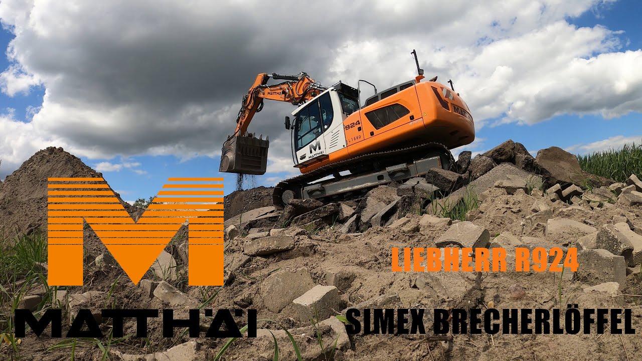Simex Brecherlöffel CBE 40 - Liebherr R924 OD Varrel