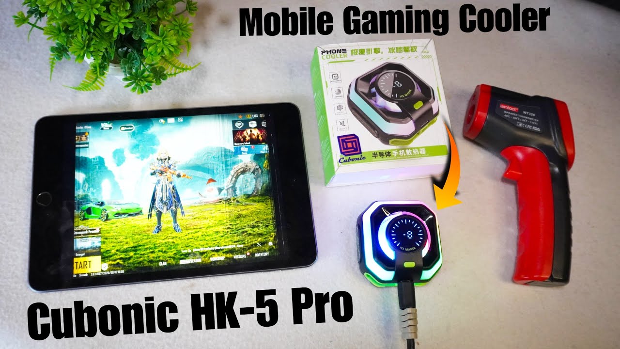 Cubonic Hk-5 Pro Magnetic Mobile cooler fan Unboxing and Review || IR cinematic