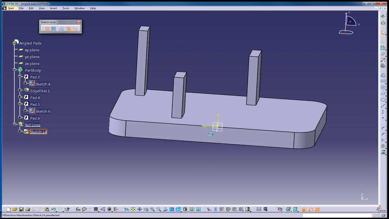 #41 - CATIA Design Theory - Specification Tree Timeline