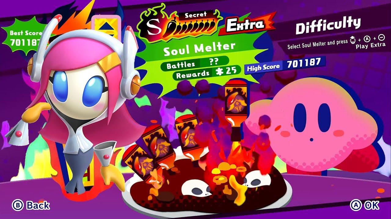 Kirby Star Allies Boss Rush: Solo Soul Melter EX w/ Susie