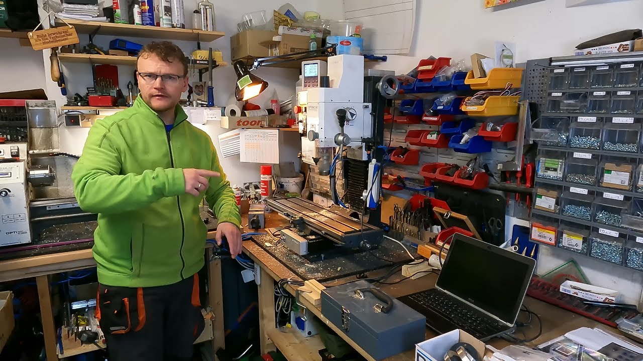 Umbau der CNC Optimill BF20 LD auf Hybrid Handsteuerung