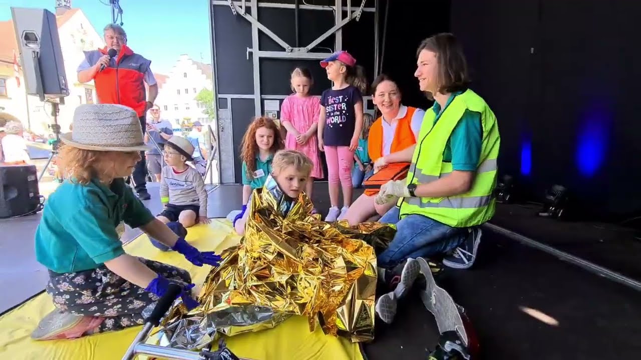 Blaulicht-Meile in Cham am 11. Juni 2023