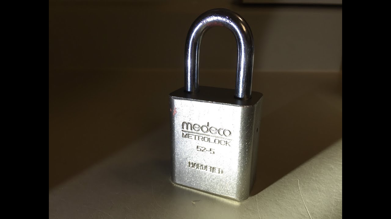 Medeco Metrolock 52-5 SPP Picked and Gutted