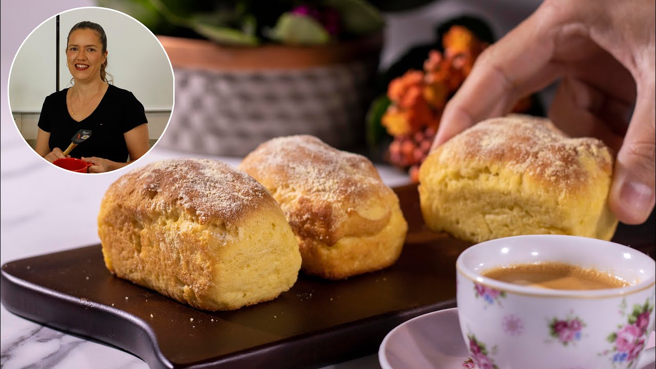 PÃO FOFINHO DE MILHO PERFEITO SEM GLÚTEN E LACTOSE - GLUTEN FREE