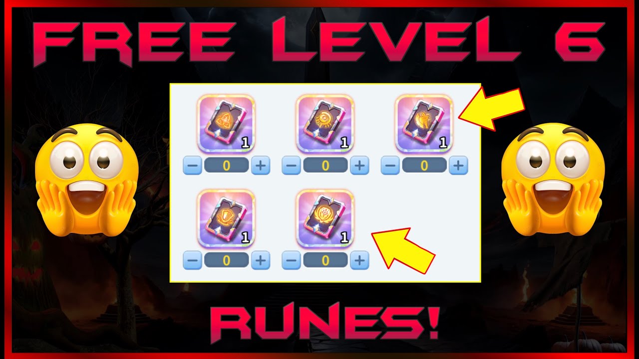 Free level 6 Runes! LETS GOOO!