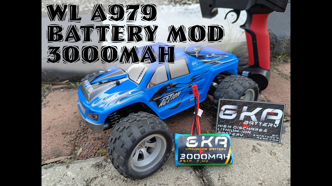 3000mAh Battery Upgrade WLToys A949 A959 A969 A979 A989 By GKA Battery