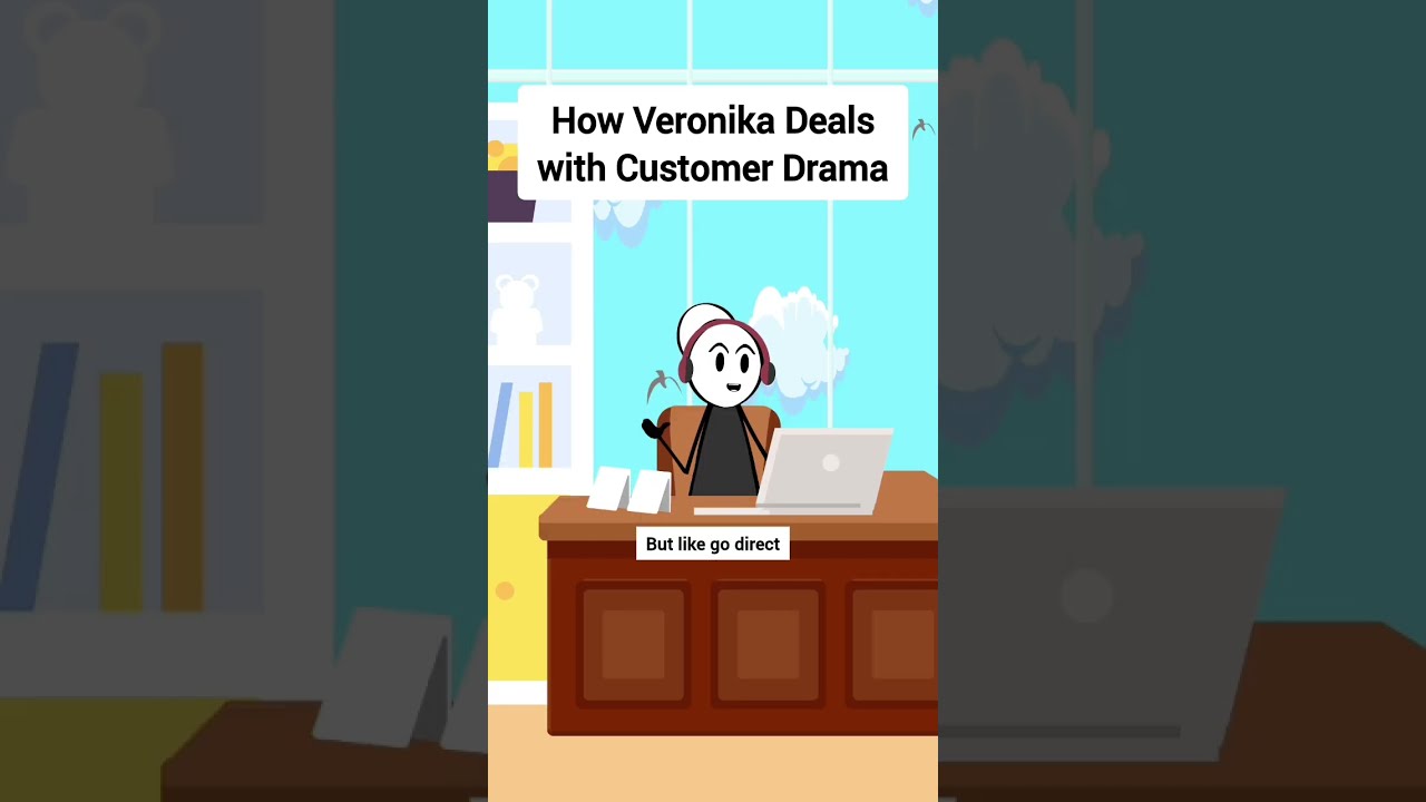 Miss Veronika vs. Rude Customers Part 2 #gplus #animation