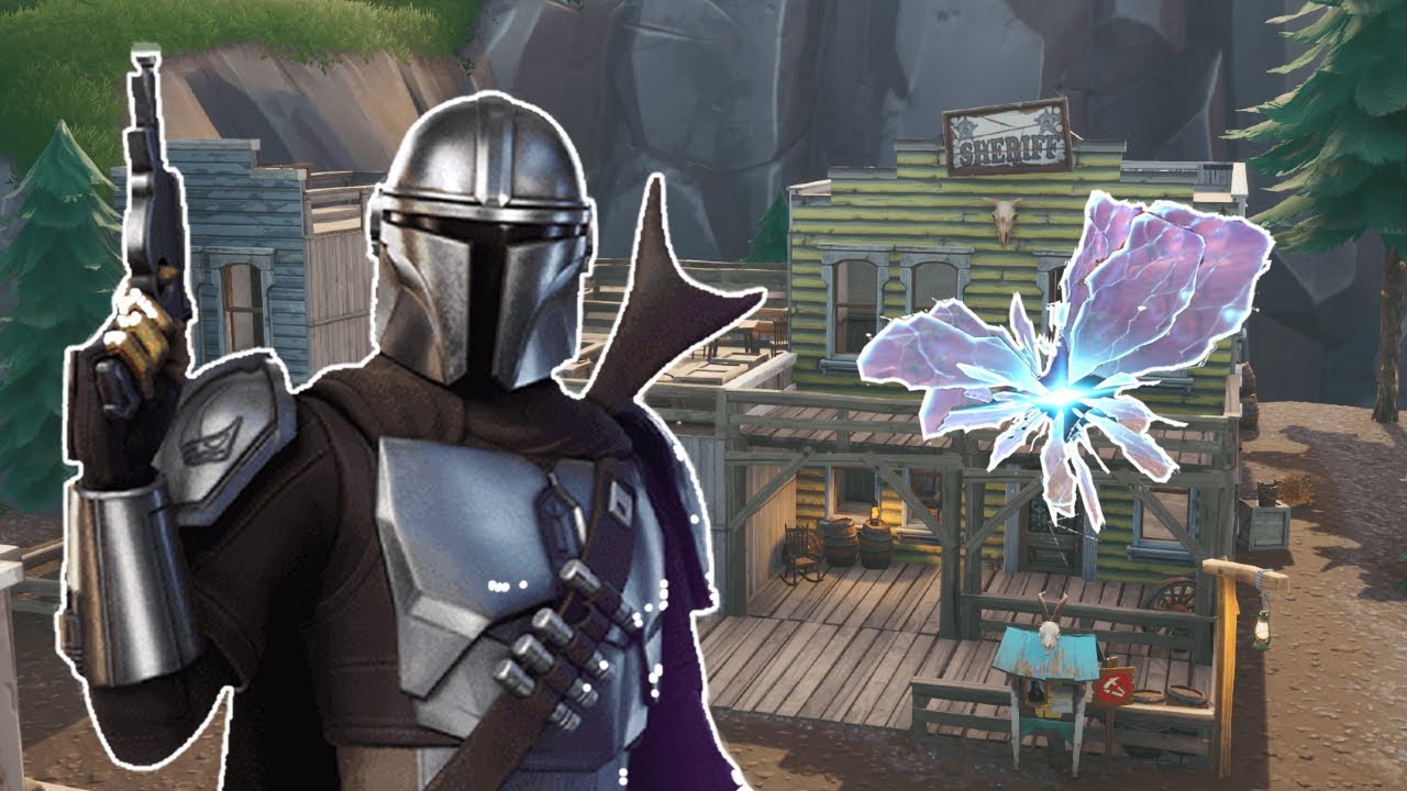 Use an Alien Hologram Pad at Risky Reels or the Sheriff's Office | Fortnite