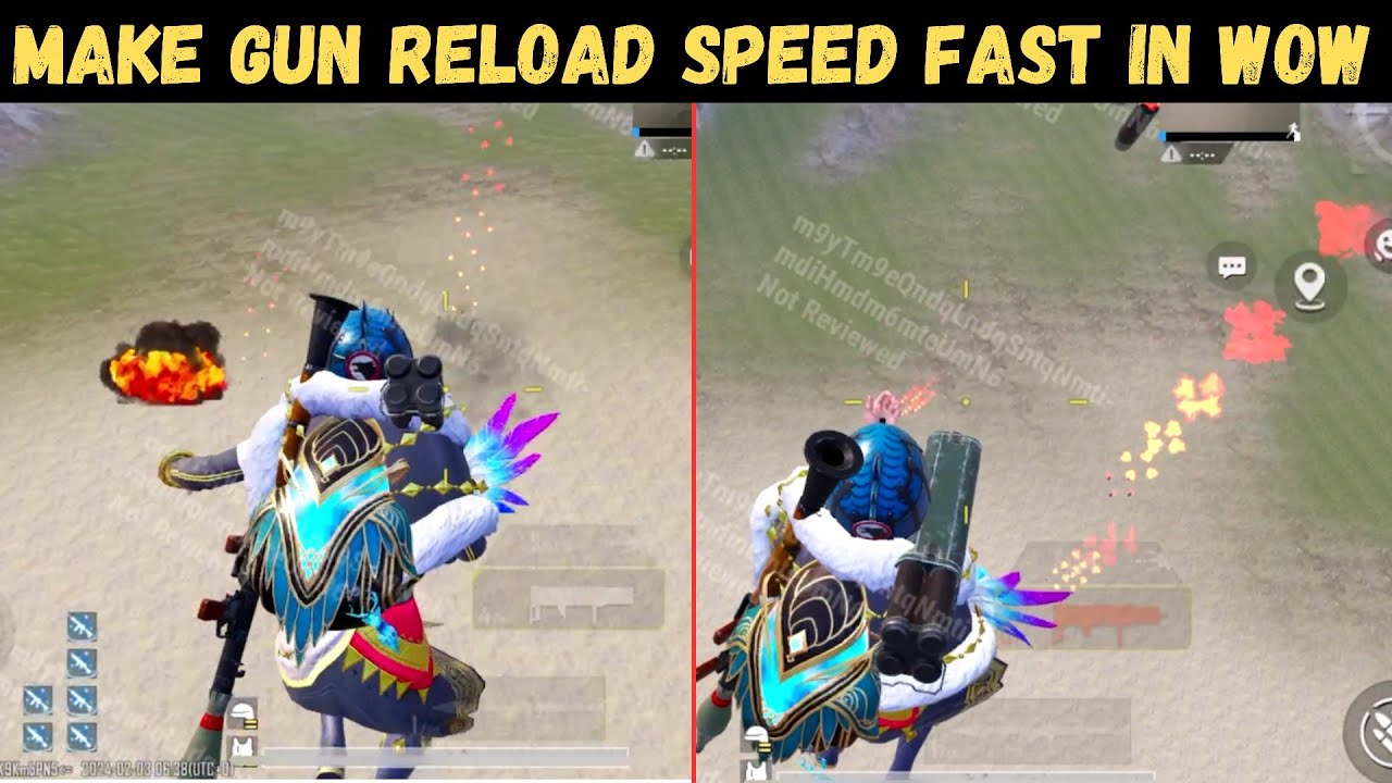 How To Increase speed Of Reload In Wow Map In Pubg😱|INCREASE RELOAD SPEED OF ANY GUN IN PUBG