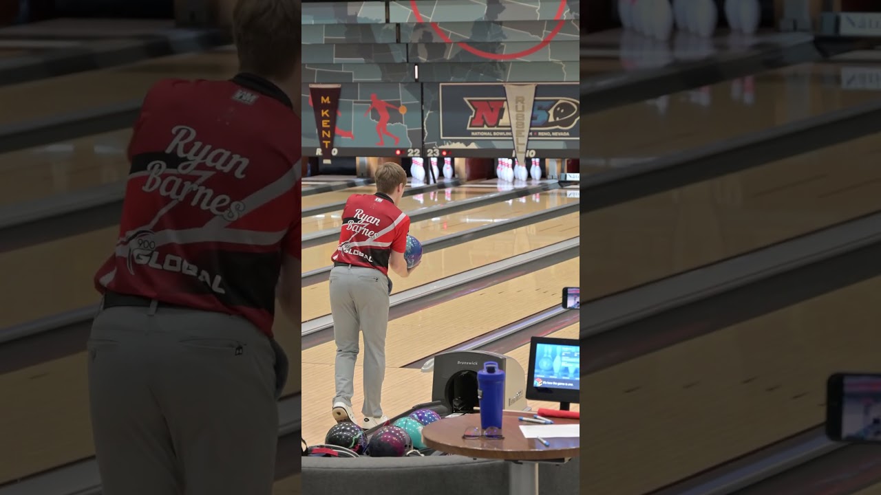 PBA in 4K. Ryan Barnes during the #PBA World Series.  #900global #stormnation #bowling