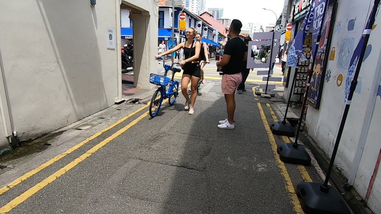 enjoying our 2nd Day Singapore - Lucky Plaza, Haji Lane