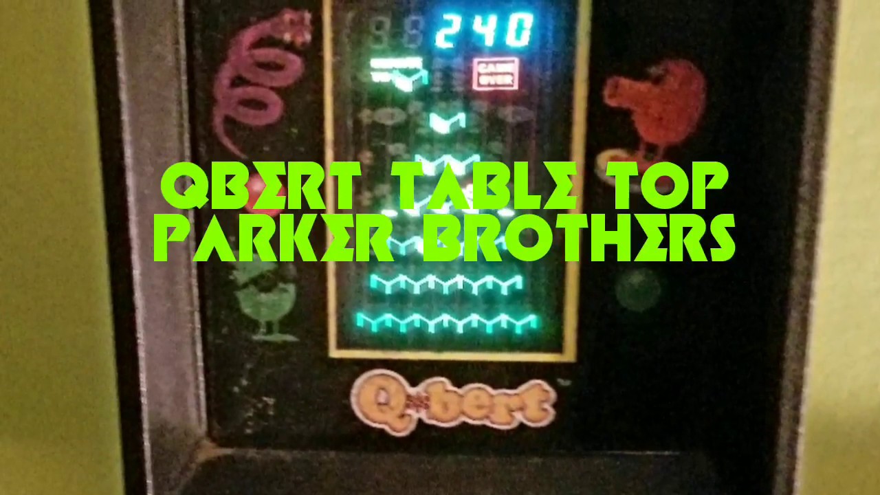 QBERT TABLE TOP ARCADE GAME 1980 PARKER BROTHERS