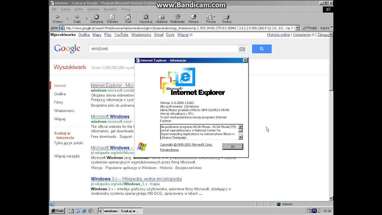 internet ex  6 na windows 98