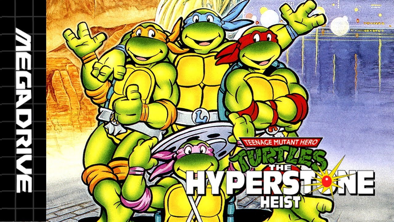 Test : TMNT THE HYPERSTONE HEIST sur MEGA DRIVE (+ Pyron Enhanced Colors)