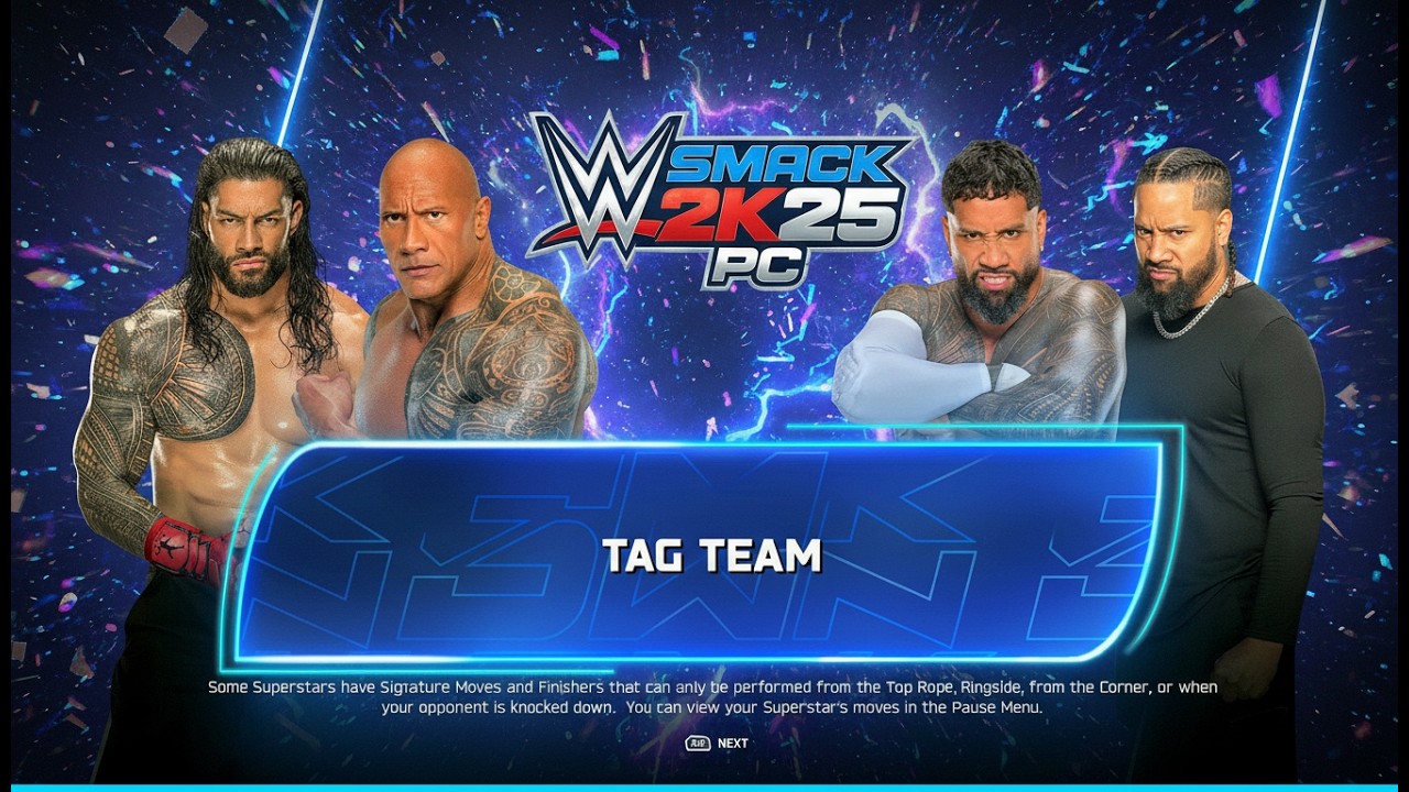 Rock & Roman vs. Usos | Legacy vs. Loyalty! | WWE 2K25