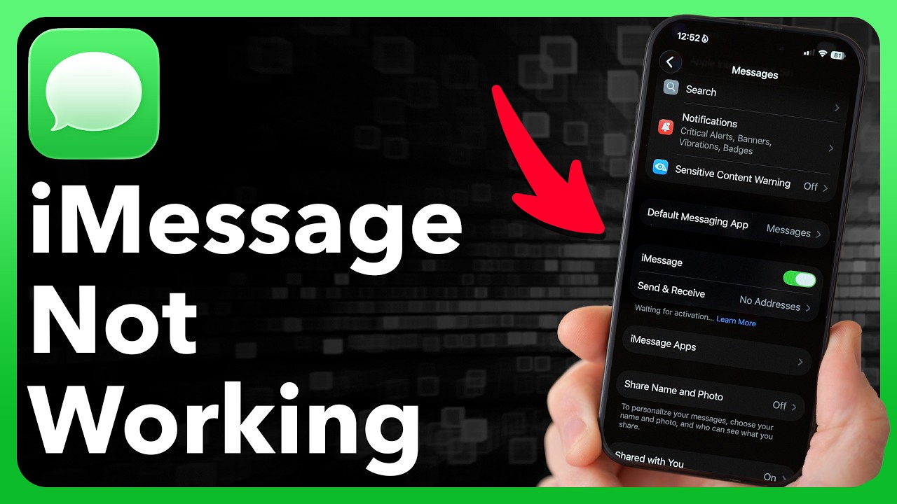 Как исправить проблему с неработающим iMessage на iPhone