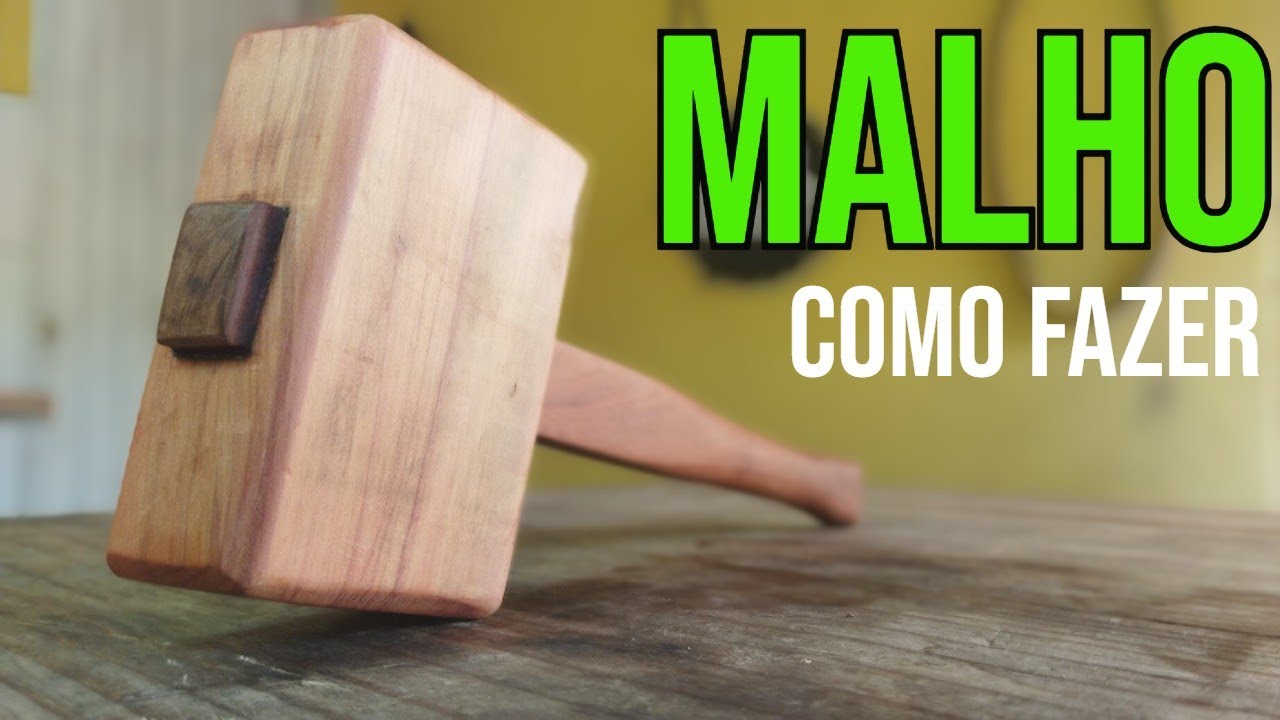 Como fazer Marreta de madeira/Malho/Macete