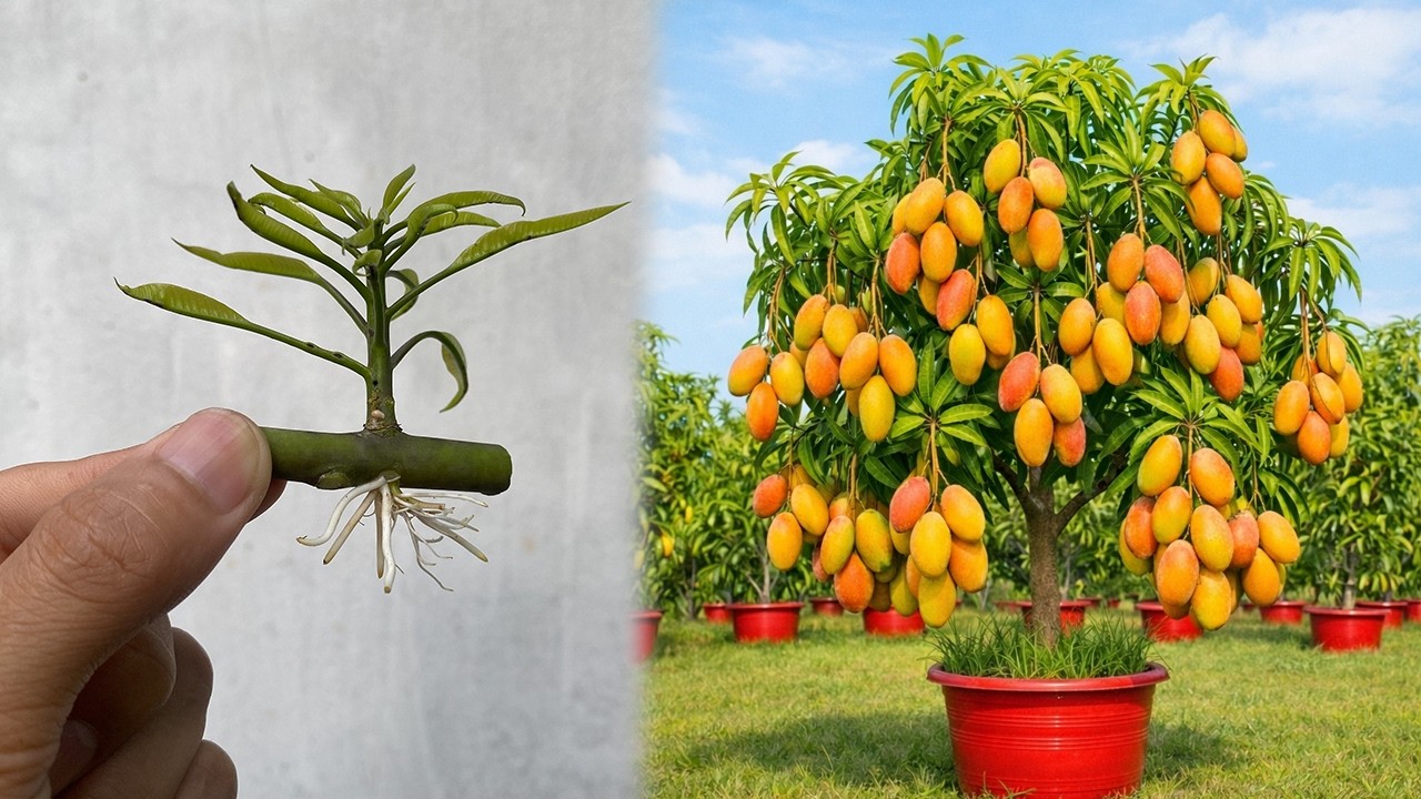 Mango propagation technique using Coca-Cola: Obtaining 100 roots in 1 week.