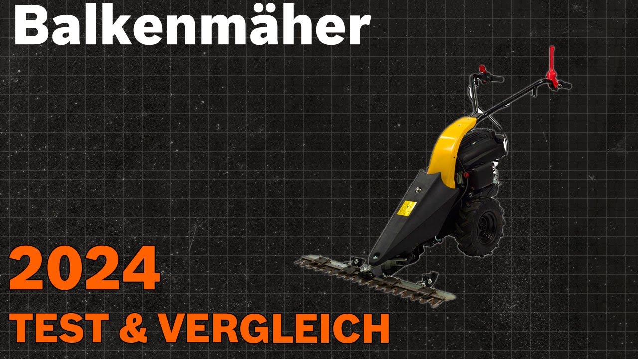 TOP–6. Die besten Balkenmäher. Test & Vergleich 2024 | Deutsch