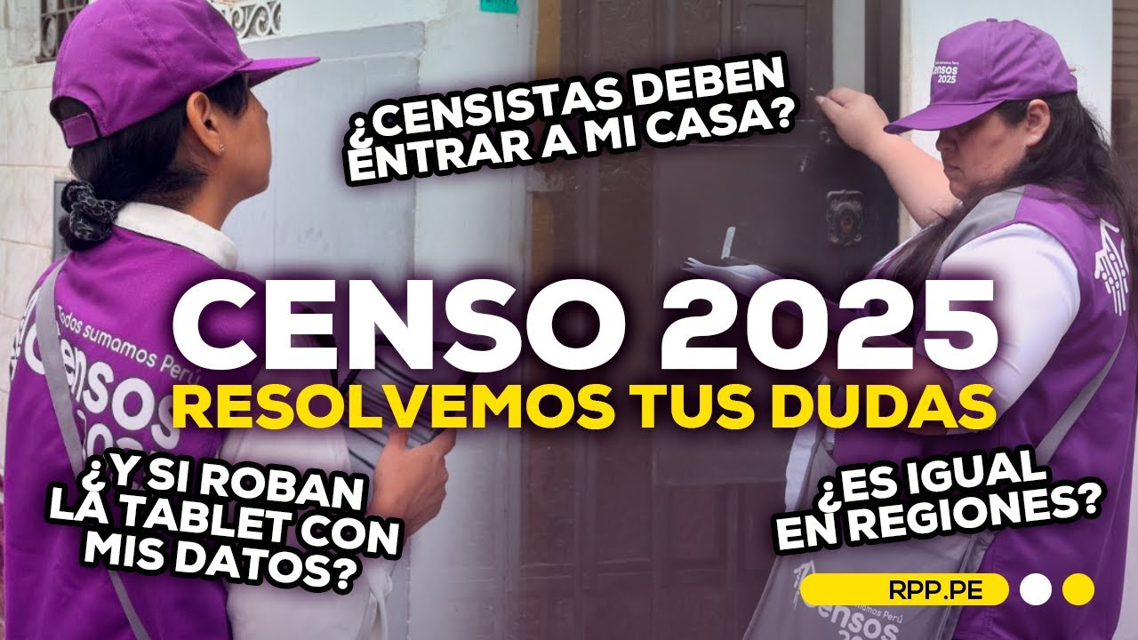 📋🟣 TODO lo que debes conocer del CENSO 2025: ¿qué van a preguntarte? 🔎 