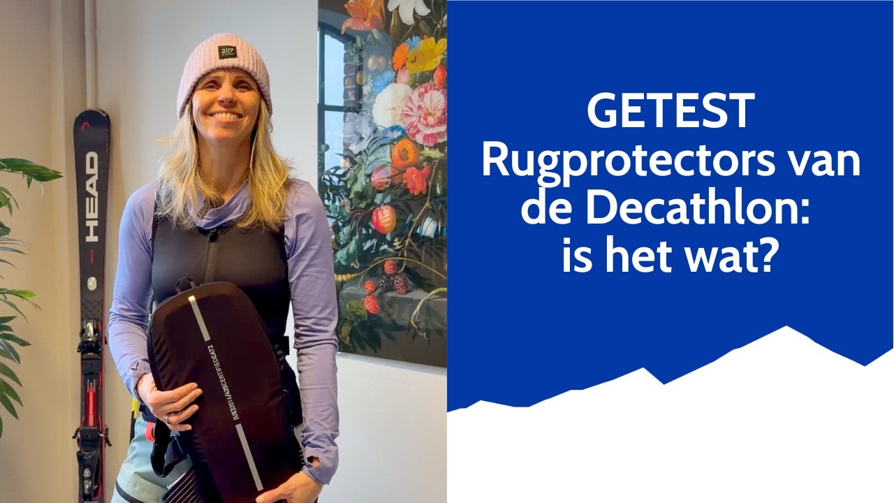 Decathlon rugprotector test: €35 vs €60: welke is het best voor skiën en snowboarden? #wintersport