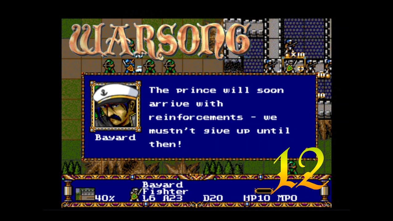 Warsong - Episode 12 - A Brave Stand! The Lone Knight Of Fort Anzel!