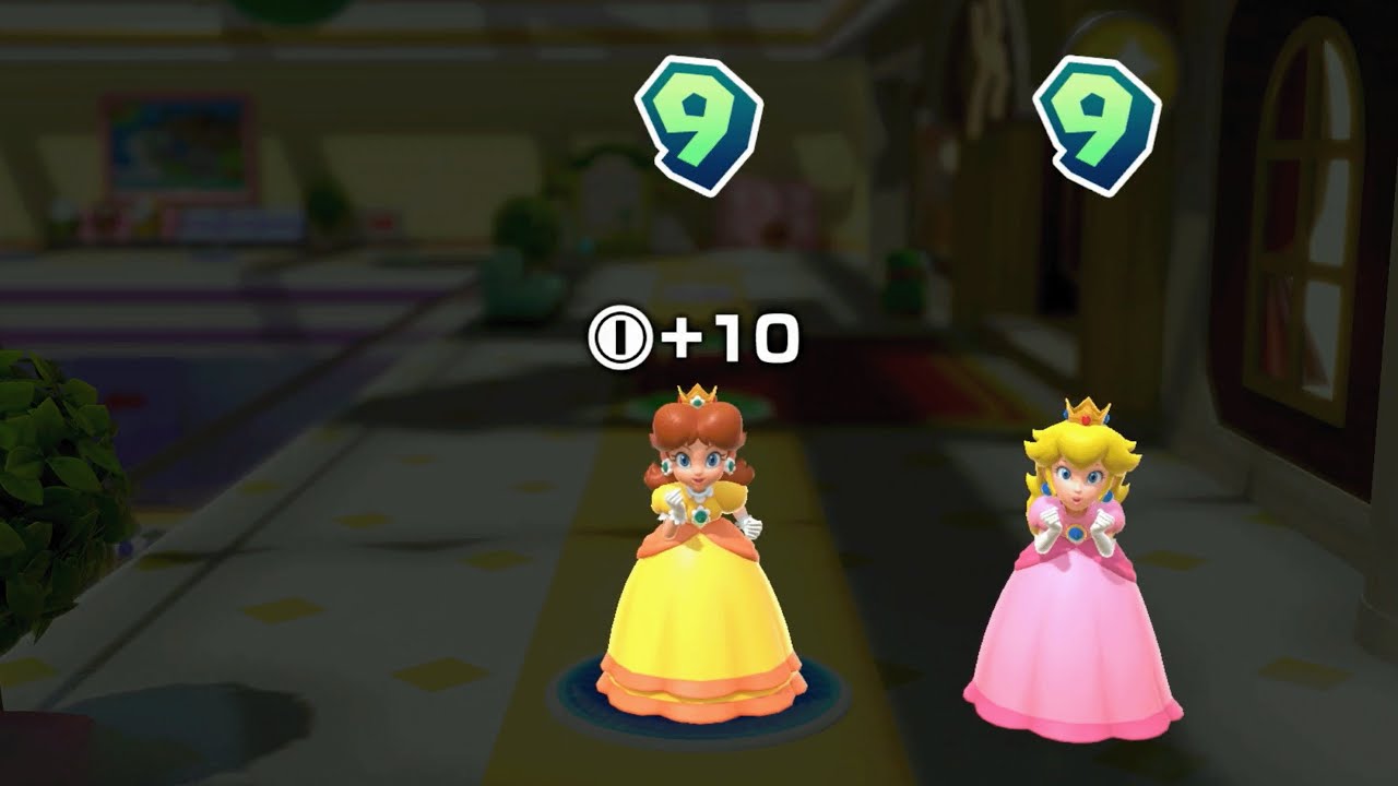 Super Mario Party Jamboree - Switch 2 - Peach and Daisy vs Toad and Toadette - Rainbow Galleria