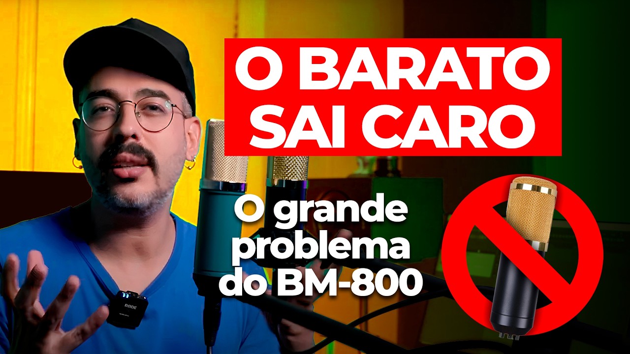 O SEGREDO do Microfone Condensador BM800 que NINGU&Eacute;M Conta!