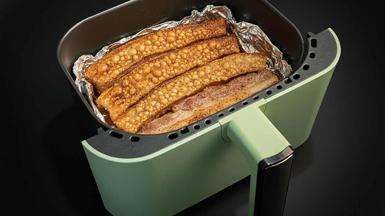 Easy Crispy Air Fryer Pork Belly