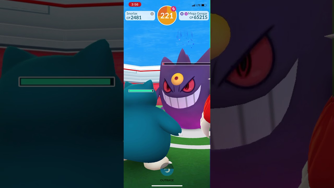 Battling Mega Gengar and catching it