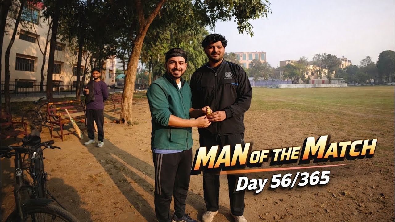 Aaj ka match kon jeeta? 🏏 | IIT ROORKEE | Day 56/365 | @vivekrajdailyvlogs 