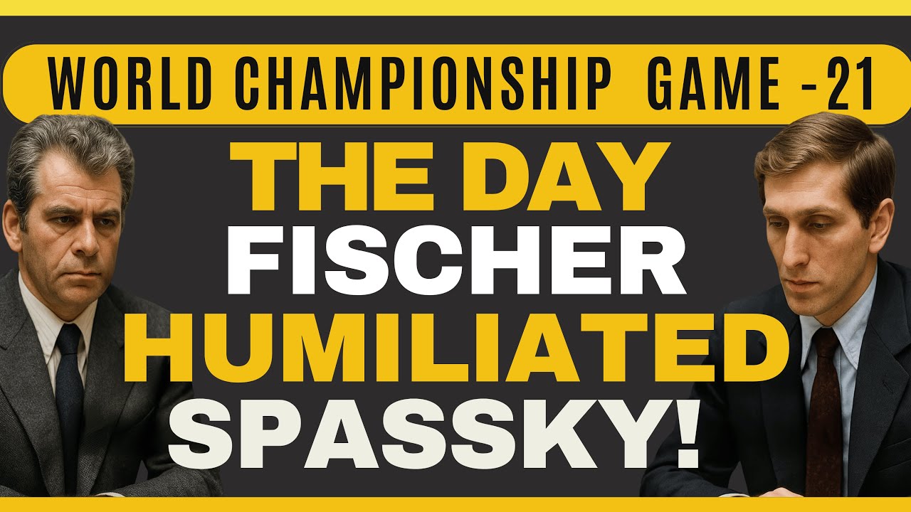 Fischer Forces Queen Trade Shock! Demolishing Spassky in Game 21 – You Won’t Believe the Zugzwang!