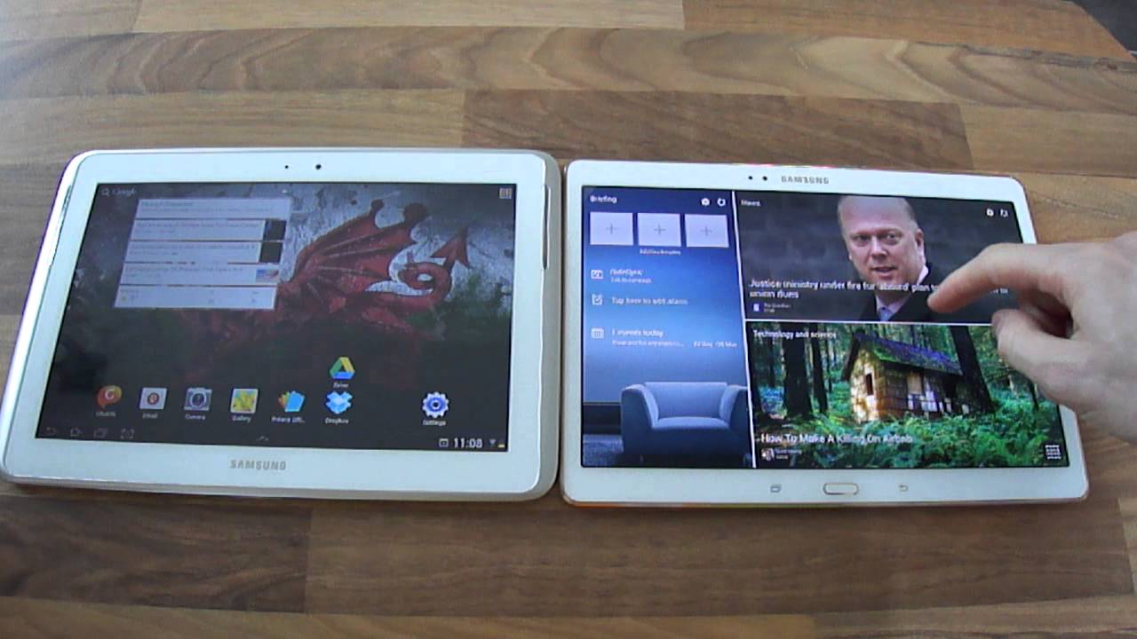 Samsung Galaxy Note N8010 vs Galaxy Tab S 10.5 T800