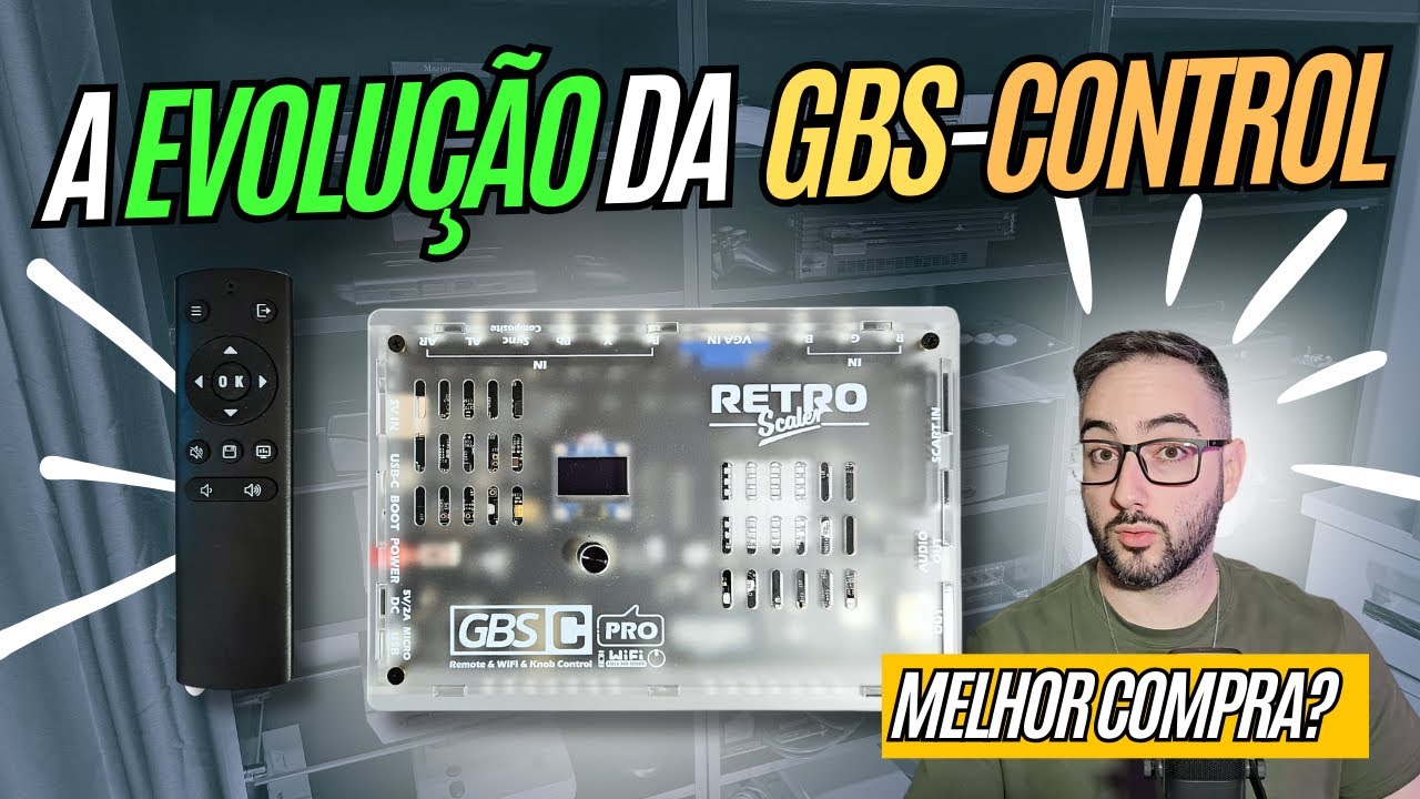 O novo queridinho dos retrogamers? GBS-C Pro no detalhe! 🧠