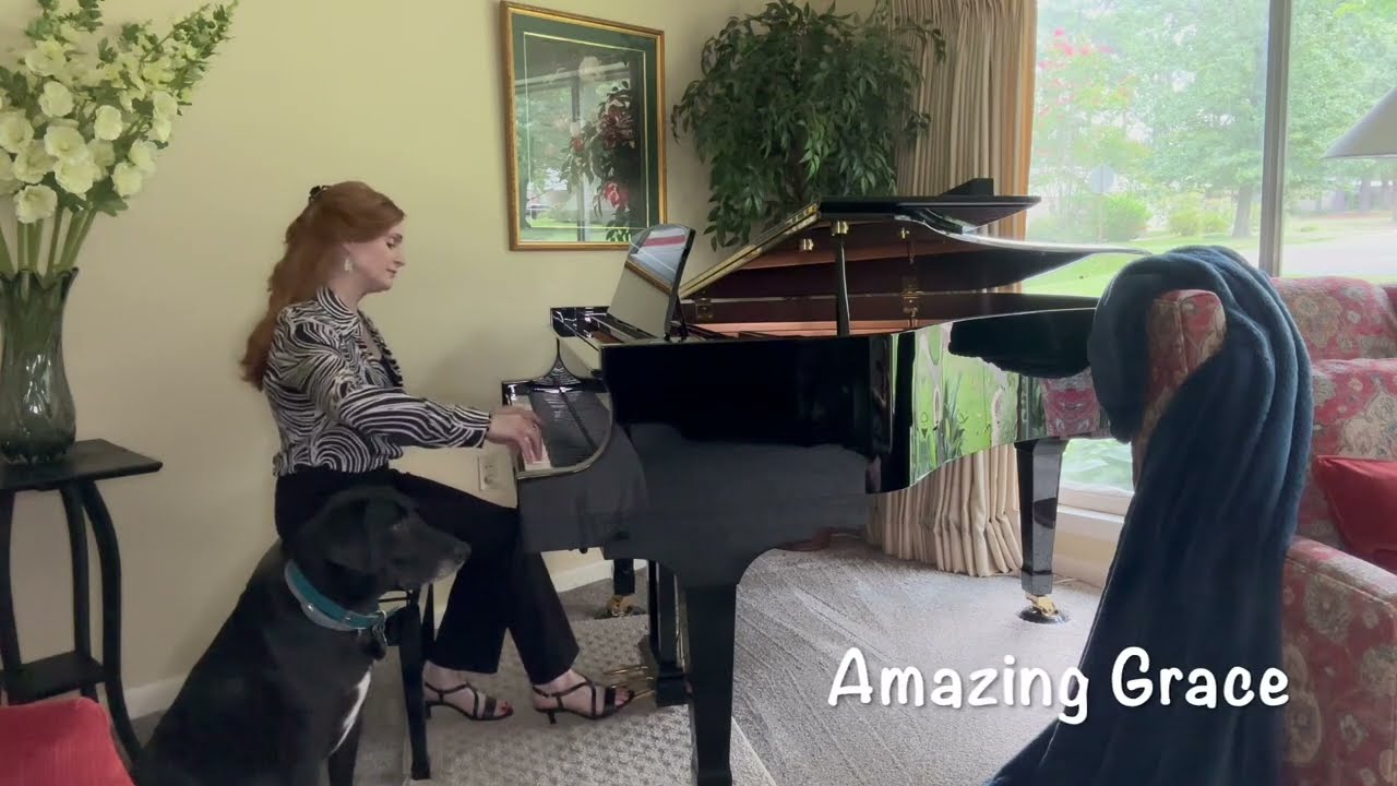 Amazing Grace (hymn by John Newton) piano solo performed by Beth Anne Rankin Baker.