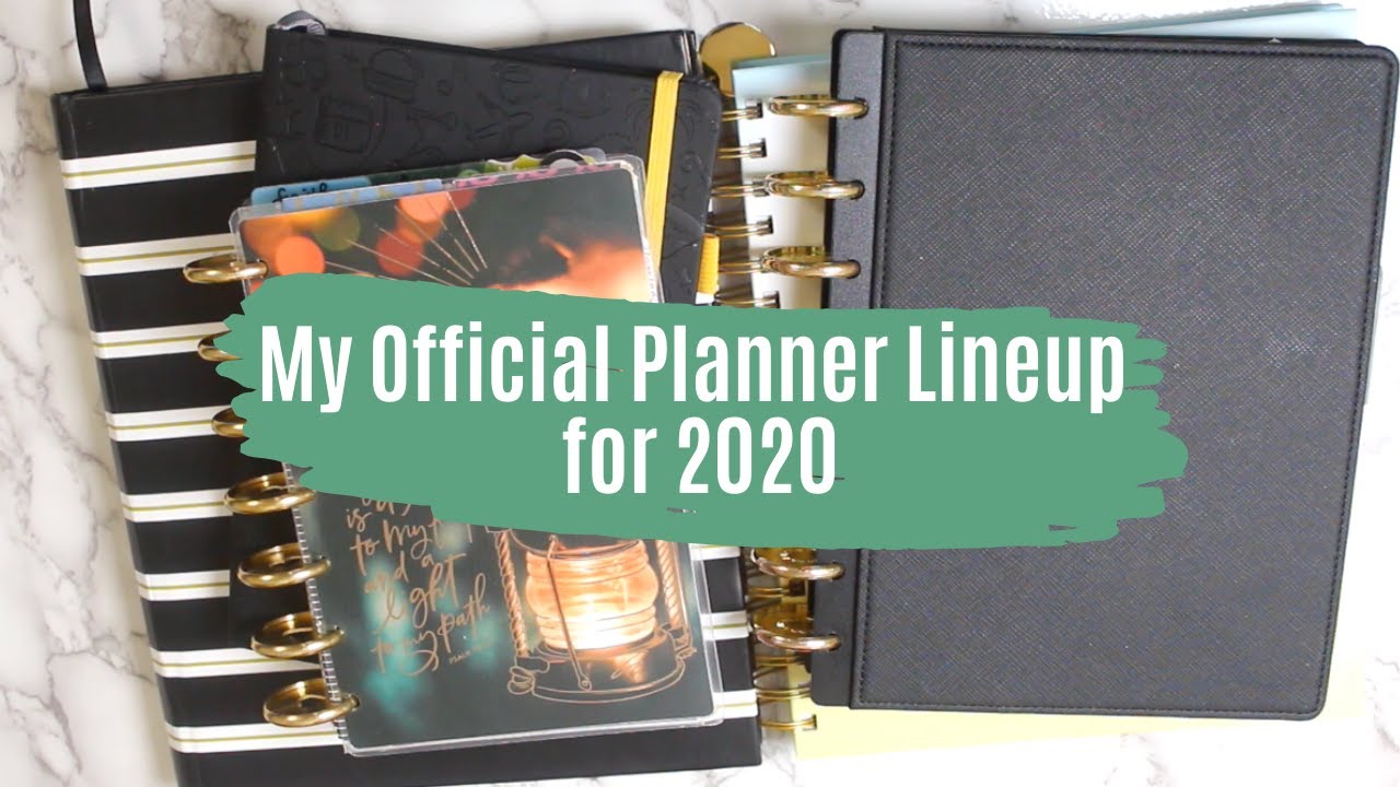 My Official Planner Lineup for 2020 | Planning for 2020