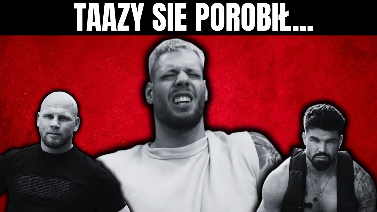 TAAZY SIE PROBIŁ A GLEBA I PAWEŁ TYBURSKI CHCĄ MU POMÓC