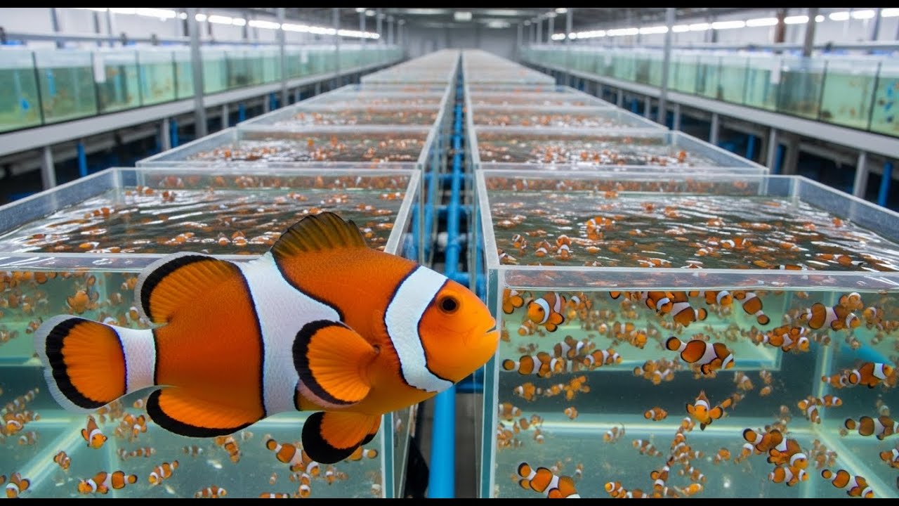 Inside the World’s Largest Clownfish Breeding Farm