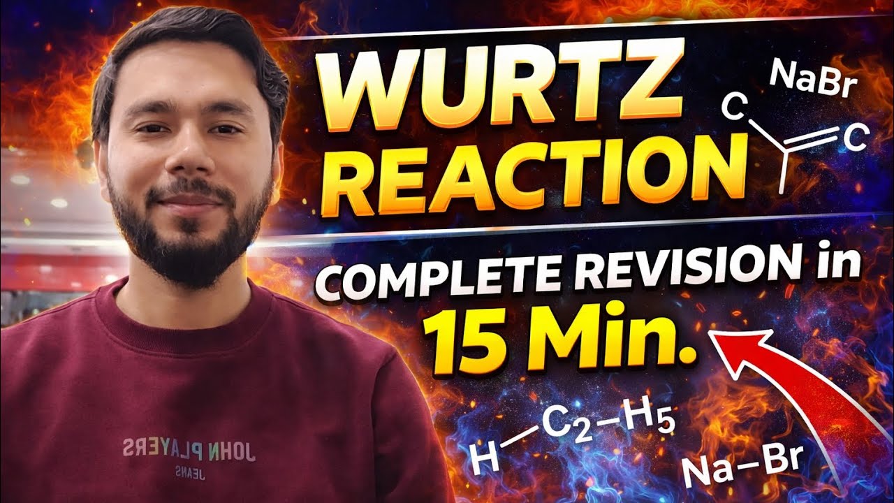 WURTZ REACTION - ONE SHOT REVISION in 15 Min. | Hydrocarbon | NEET | JEE 