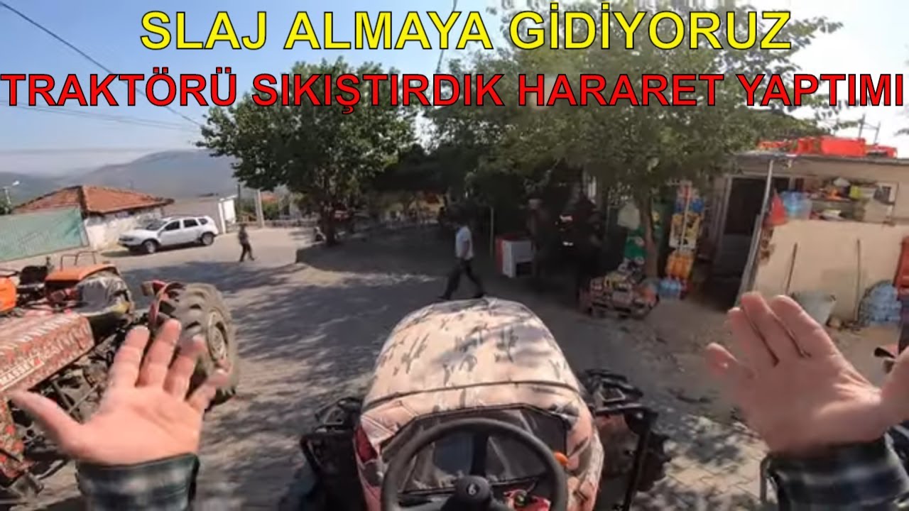 Arkadaşa Slaj Almaya Gidiyoruz || Traktörü Yokuşta Sıkıştırdık || BAŞAK 2060 BB (Gopro7)