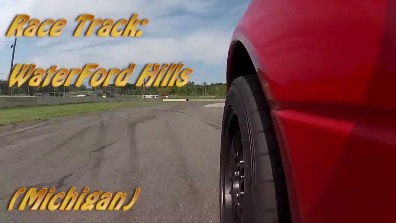 Miata chasing down and passing a 2013 Boss 302 and 2003 Corvette at Waterford Hills Nate Pace