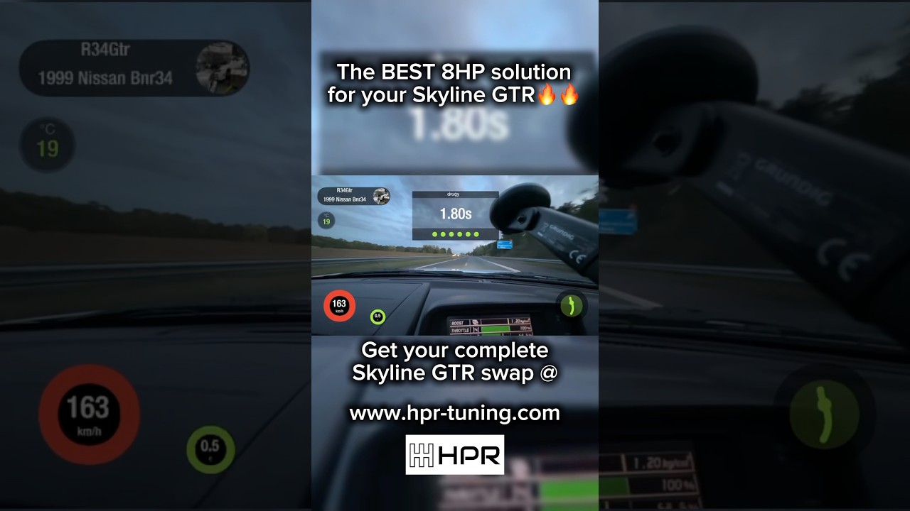 The best 8HP Solution for you Nissan Skyline GTR🔥 The GTR kit from HPR takes you to this level😮&zwj;💨