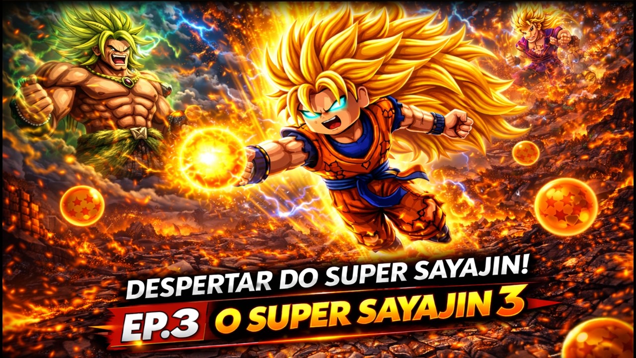 FINALMENTE O SUPER SAYAJIN 3 NO DRAGON BLOCK C !!